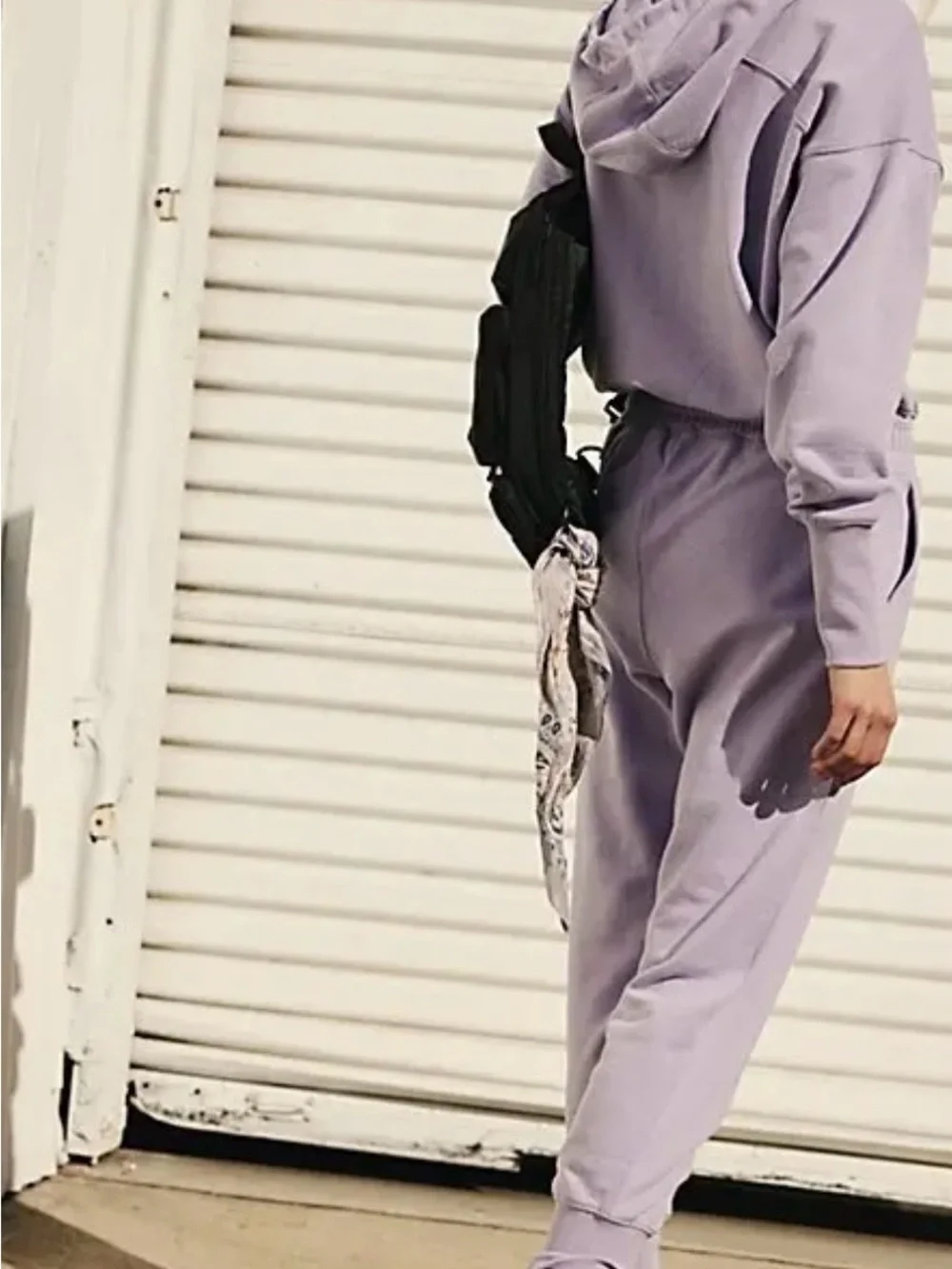 Free People Lavender Zip Hoodie Jumpsuit - Picture 2 of 3
